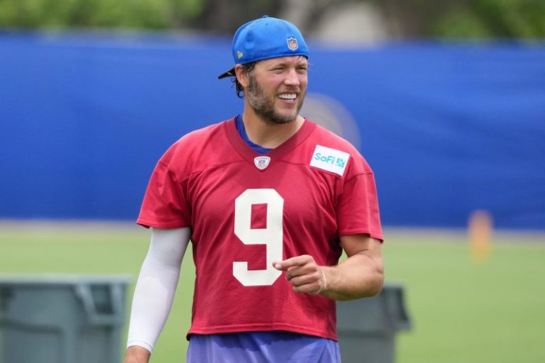 Matthew Stafford (back) will start Week 1 vs Texans, Sean McVay says