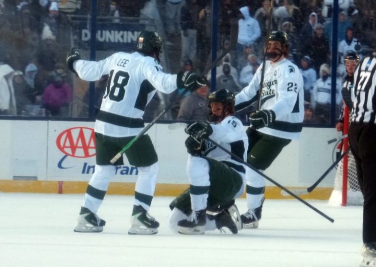 Michigan State froze out Penn State in a key outdoor game